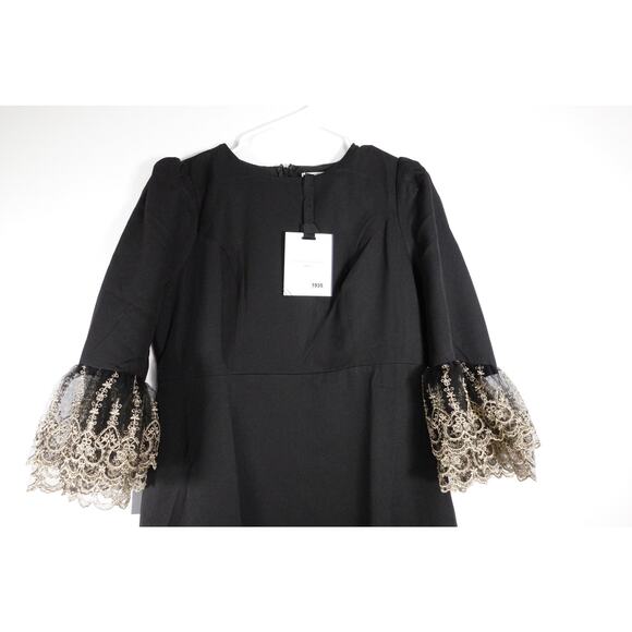 New Tuckernuck Pomander Place Gold Lace Lillith Midi Dress Sz Medium 0107 - Picture 6 of 11